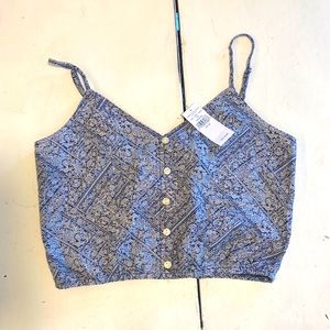 NWT American Eagle Blue Crop Top size XS